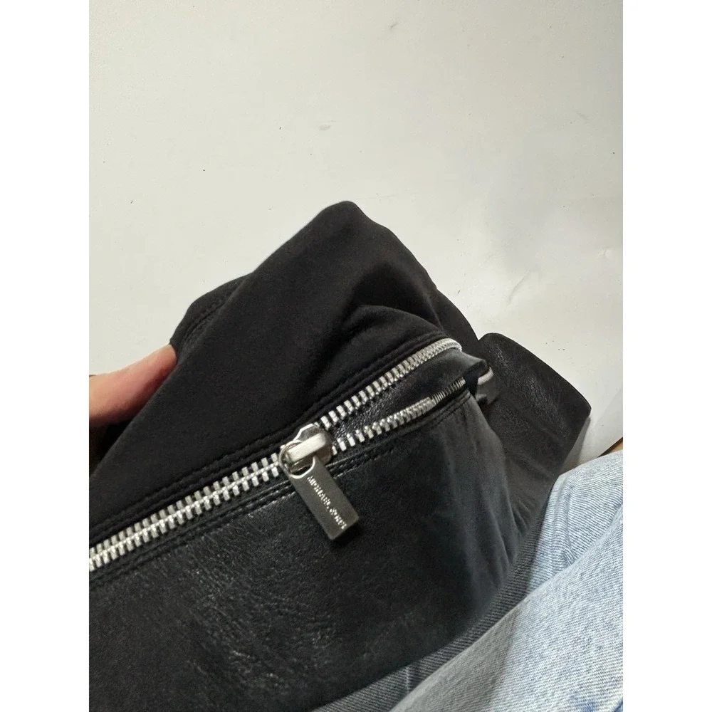 MICHAEL KORS BROMLEY 50/50 SILVER LOGO ZIPPER BOOTS WOMEN 6.5 M OLD MONEY CLASSY - Picture 4 of 9